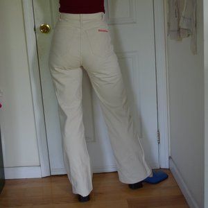 Unworn Indigo Prophet High Pope Jeans in Summer Cream - Size 28C